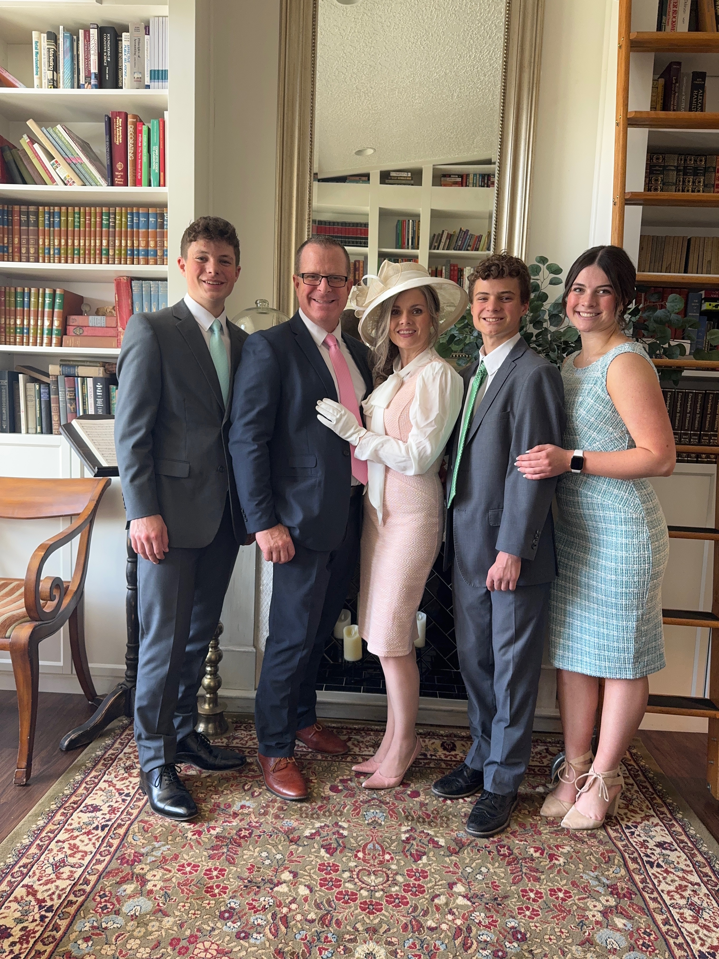 The Toone family — formal portrait